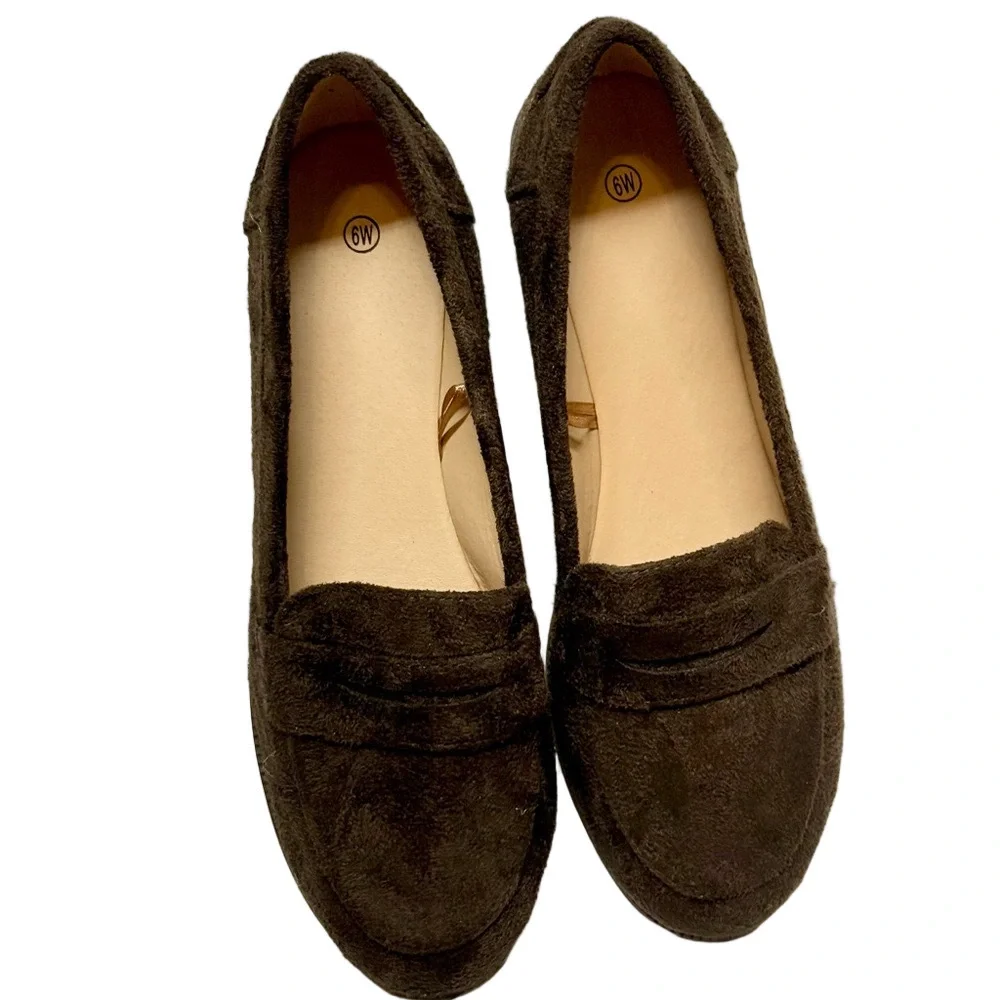 Chic Brown Casual Ladies Loafers
